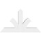 Ekena Millwork Richland Architectural Grade PVC Gable Bracket, 36"W x 21"H x 4"D x 4"F, 14/12 Pitch GBP036X21X0404RIC00 - alternate 5